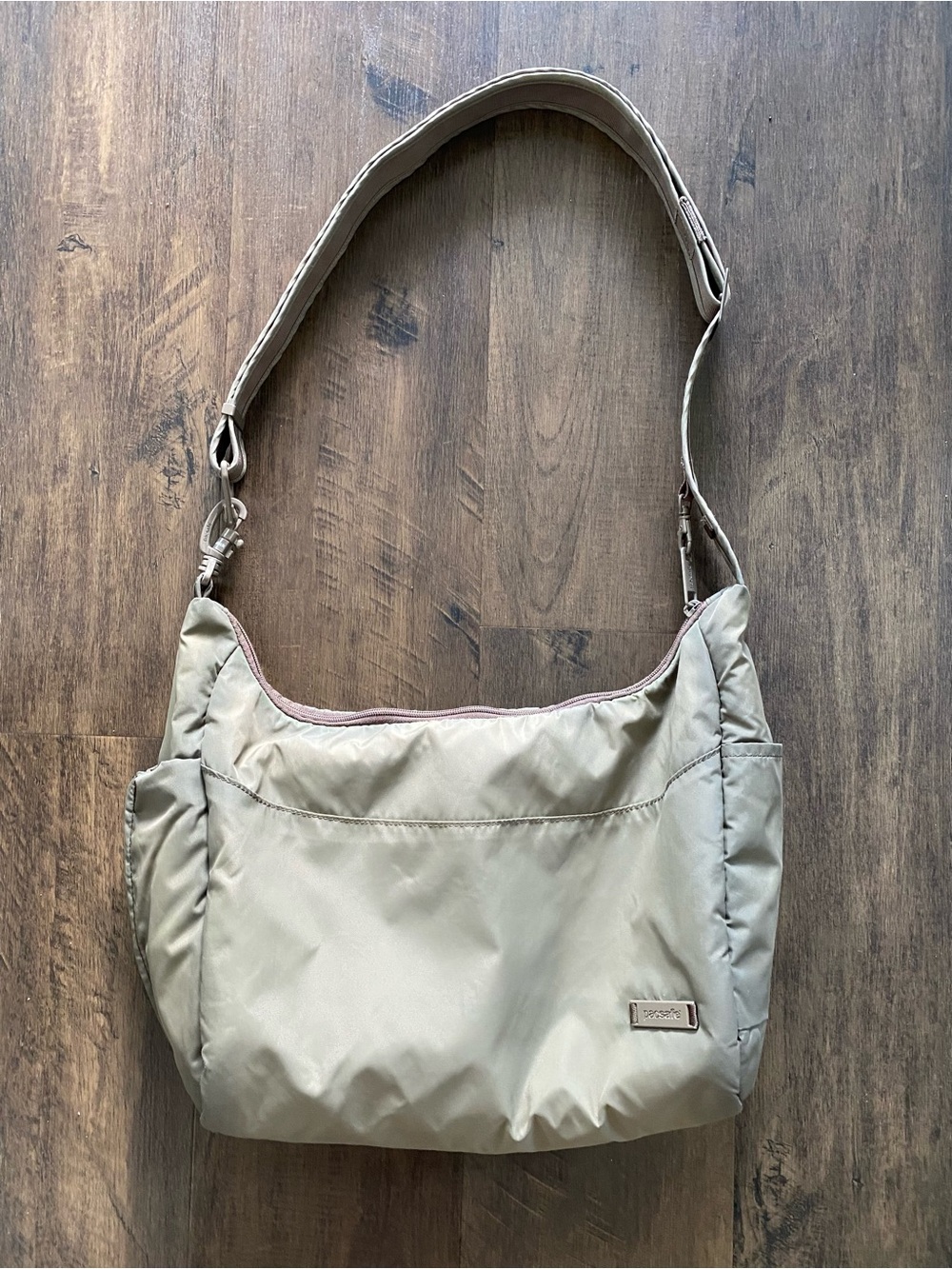 PACSAFE Citysafe CS 200 GII Crossbody Bag Brown Anti-Theft RFID Travel Exomesh